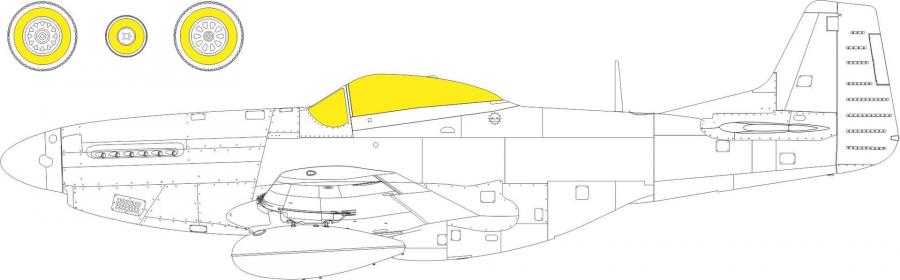 1/32 P-51D TFace for REVELL kit