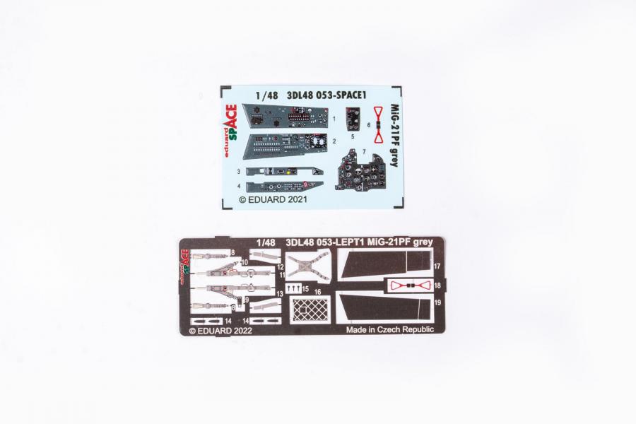 1/48 MiG-21PF grey SPACE for EDUARD kit