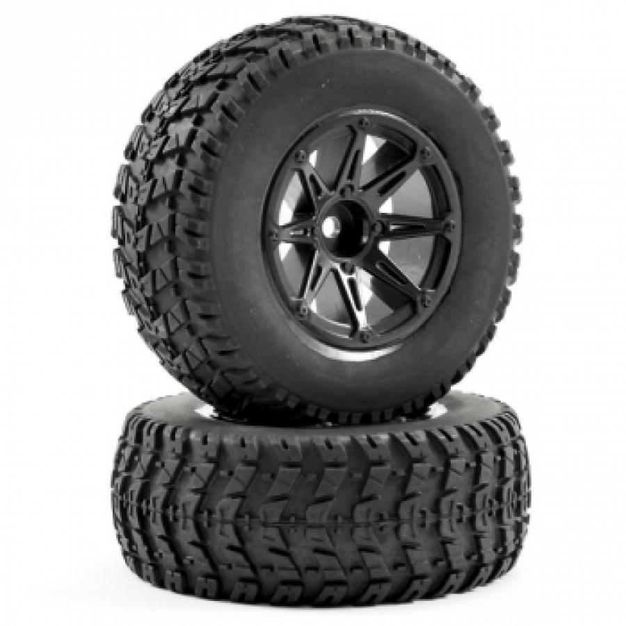 FASTRAX 1:10 SC WAVE MOUNTED 8-SPOKE WHEELS (12MM)