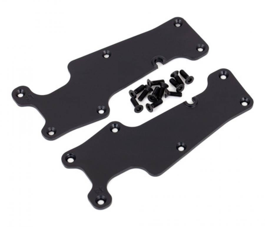 Traxxas Suspension Arm Covers Front L+R Black Sledge TRX9633
