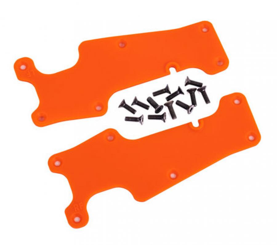 Traxxas Suspension Arm Covers Front L+R Orange Sledge TRX9633T
