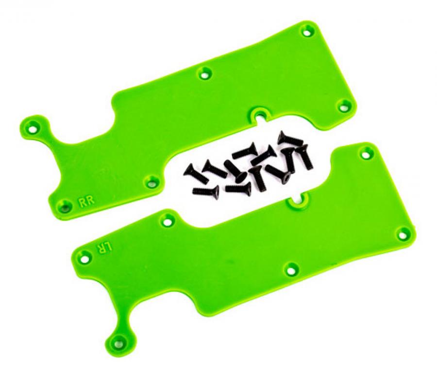 Traxxas Suspension Arm Covers Rear L+R Green Sledge TRX9634G