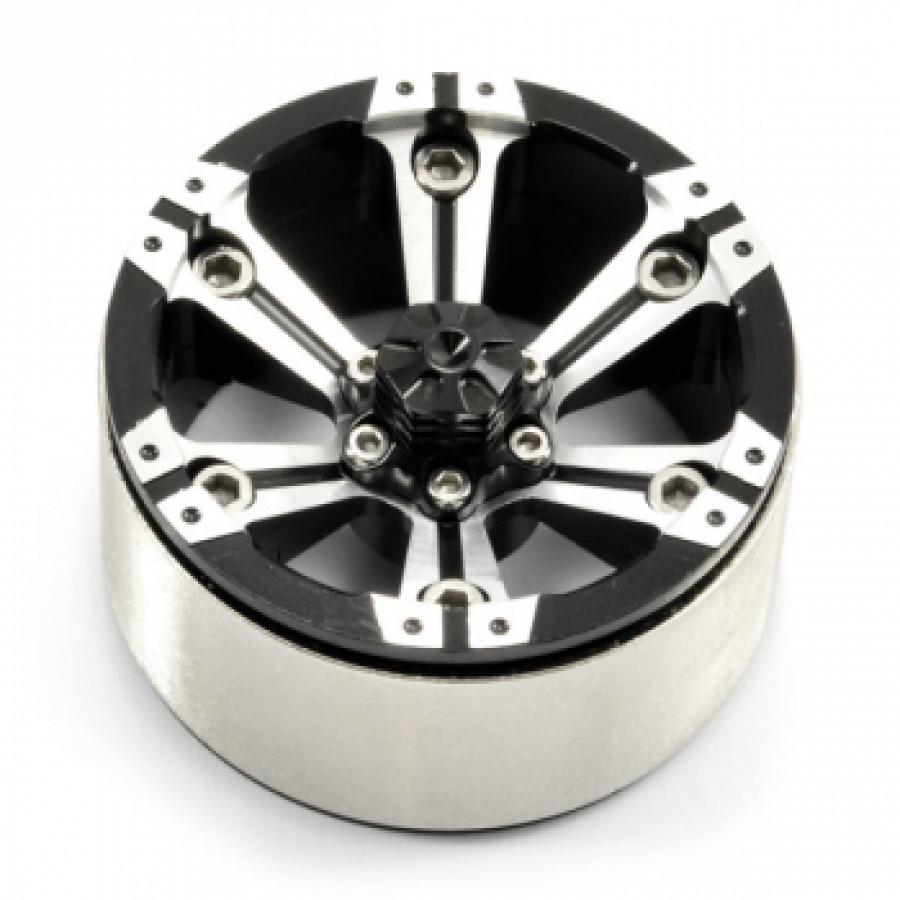 FASTRAX 1.9" HEAVY DUTY SPLIT 6-SPOKE ALLOY BEADLOCK WHEELS (x2)