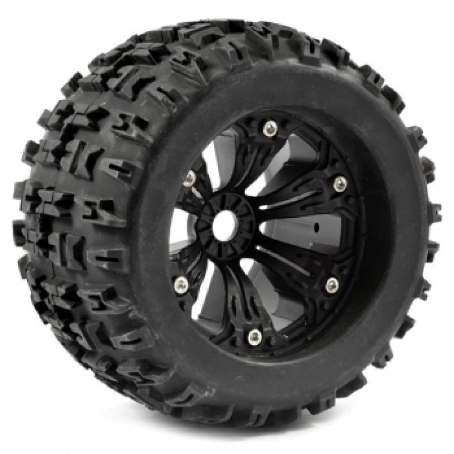 FASTRAX 1:8 MT JIGSAW MOUNTED 6-SPOKE BLACK 1/2"OFFSET(PR)
