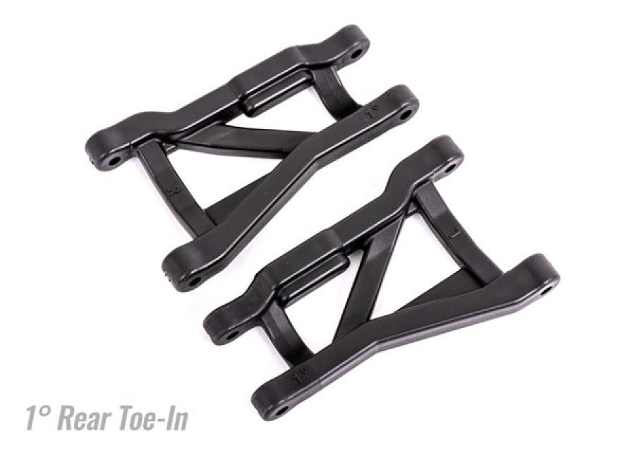 Traxxas Suspension Arms Rear HD (1° Toe-In) Black (2) Drag Slash TRX9431
