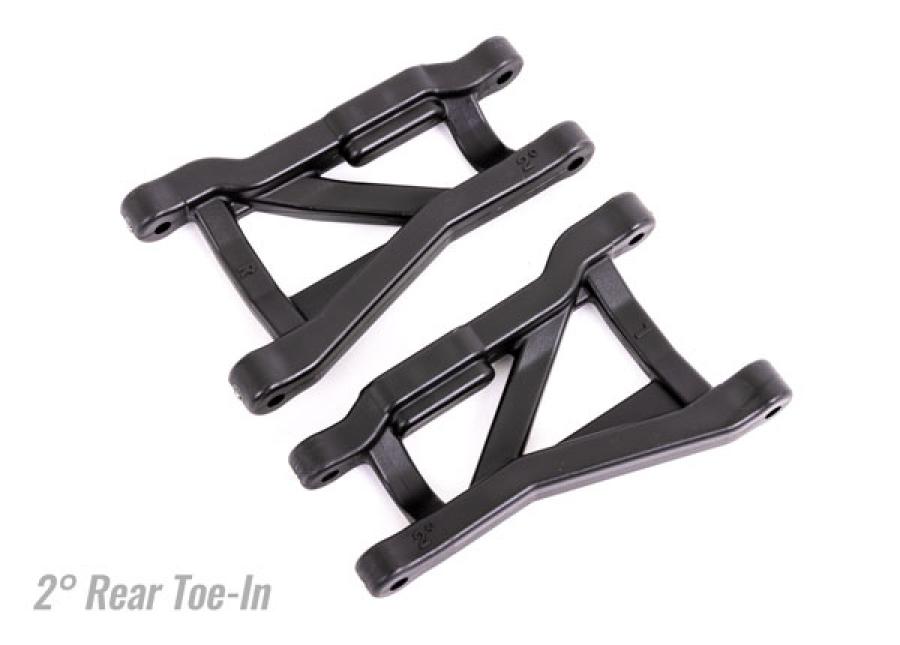 Traxxas Suspension Arms Rear HD (2° Toe-In) Black (2) Drag Slash TRX9432