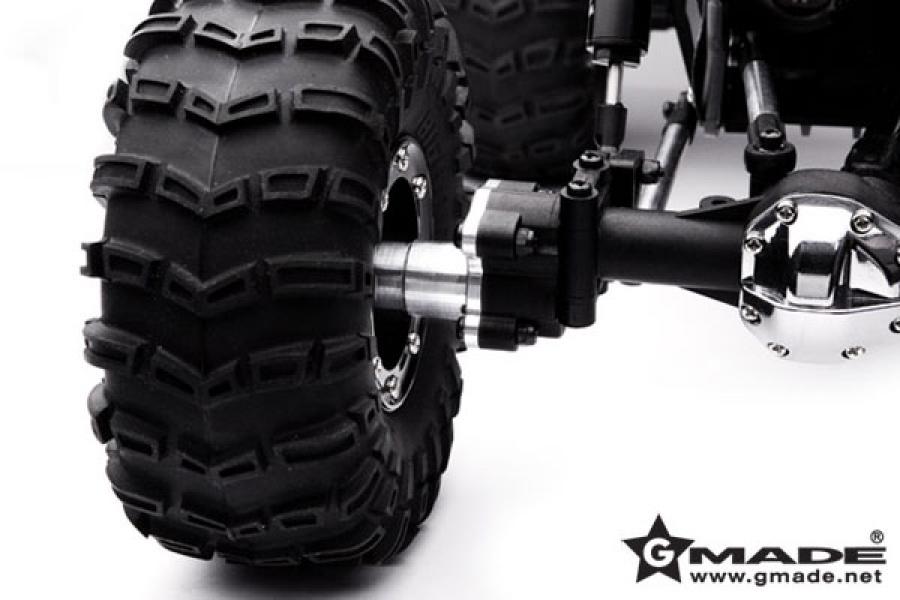 GMade Aluminum Straight Axle Adapter (2) For R1