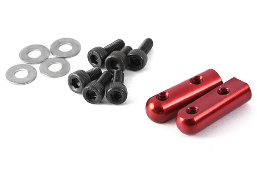 GMade Aluminum Servo Mount Red (2)