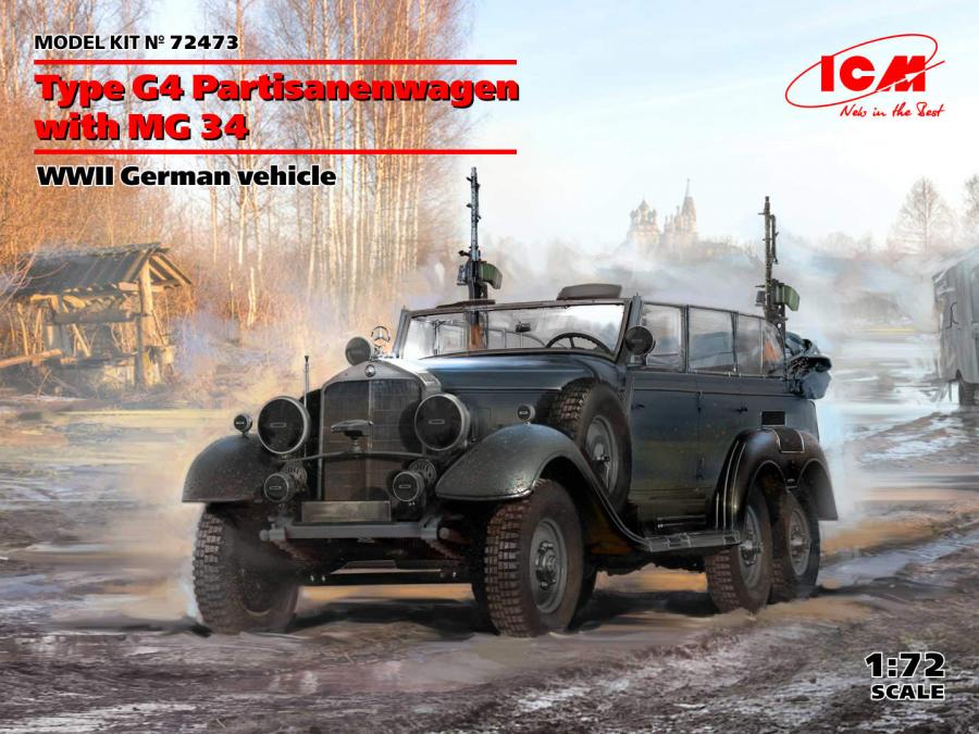 1/72 Type G4 Partisanenwagen with MG 34