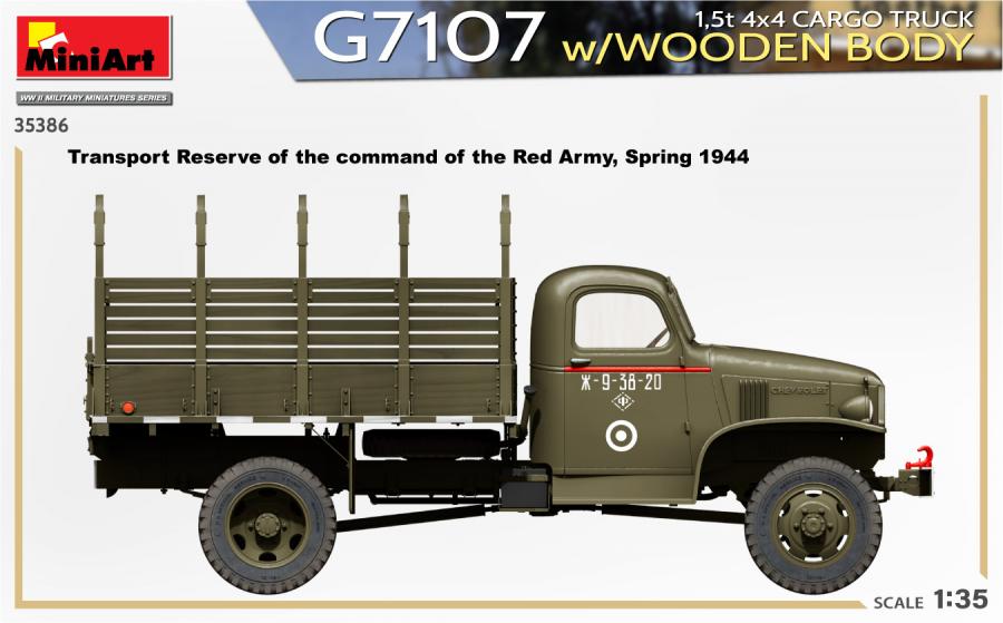1/35 1,5t 4x4 G7107 Cargo Truck 