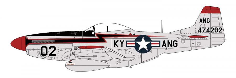 Airfix 1/72 NA F-51D Mustang