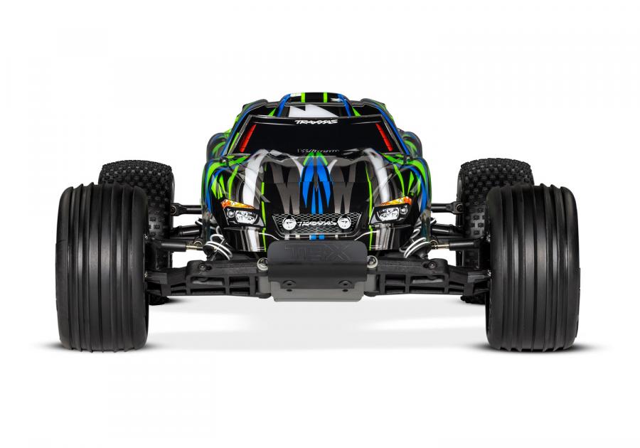 Traxxas Rustler VXL 2WD 1/10 272R RTR TQi TSM Green ilman akkua ja laturia TRX37076-74-GRN