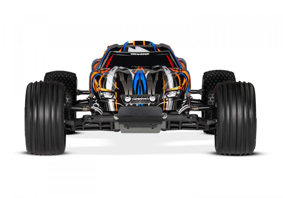 Traxxas Rustler VXL 2WD 1/10 272R RTR TQi TSM Orange ilman akkua ja laturia TRX37076-74-ORNG