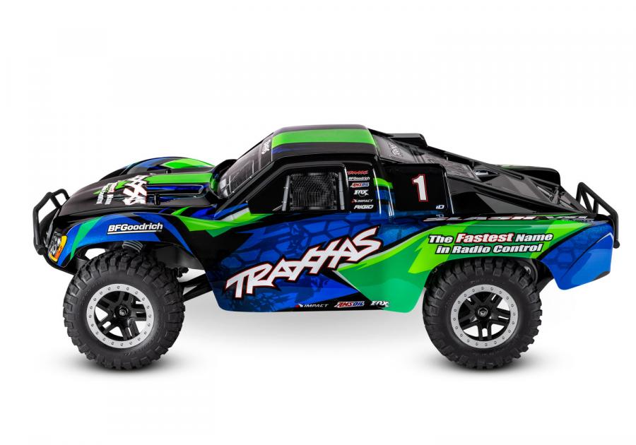 Traxxas Slash VXL 2WD 1/10 272R RTR TQi TSM Green ilman akkua ja laturia TRX58076-74-GRN