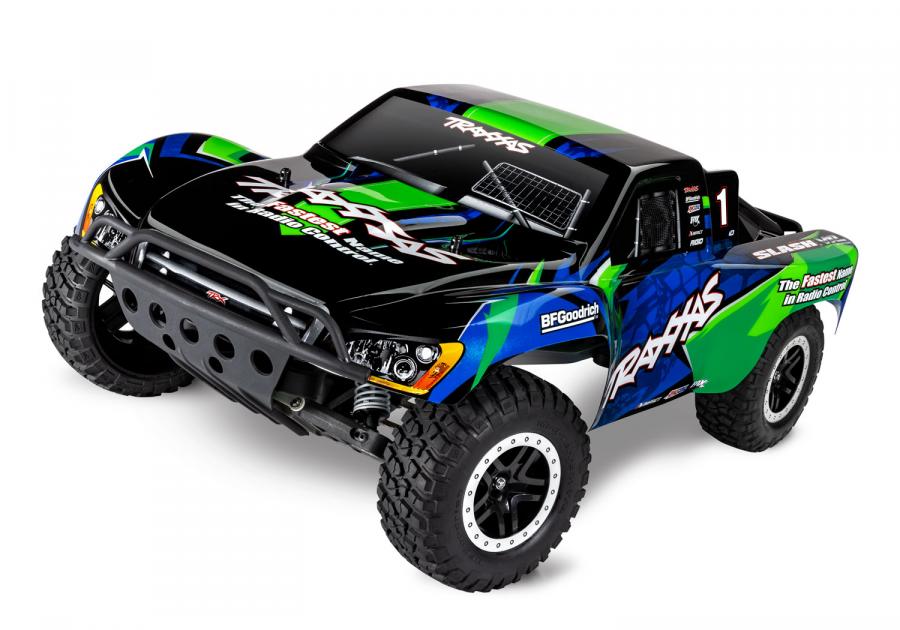 Traxxas Slash VXL 2WD 1/10 272R RTR TQi TSM Green ilman akkua ja laturia TRX58076-74-GRN