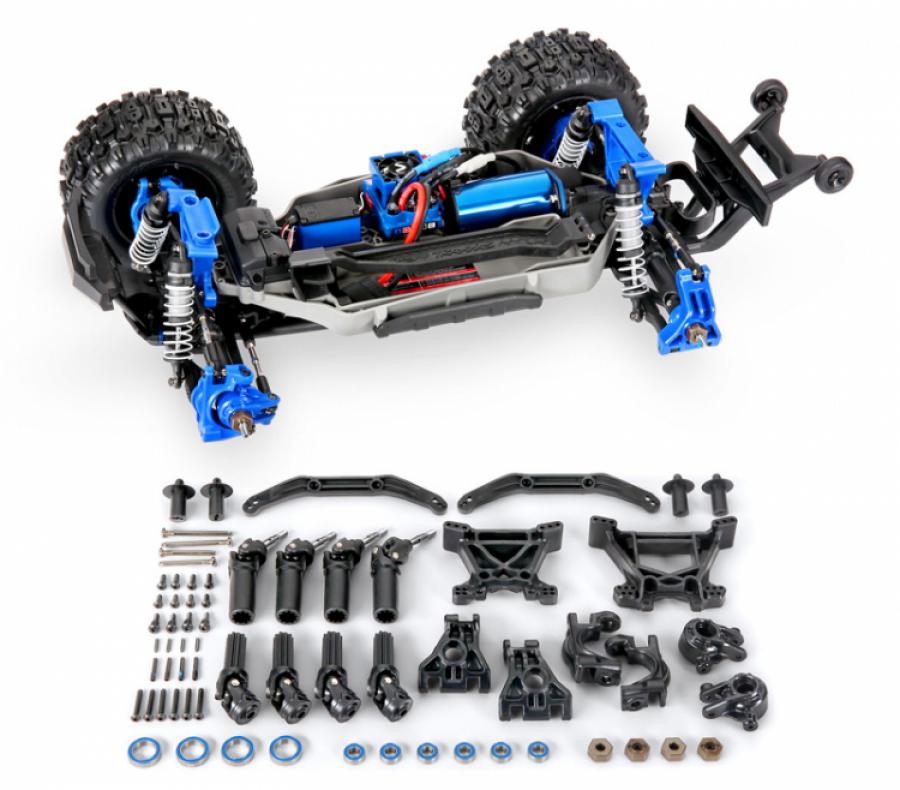 Traxxas Upgrade Kit Heavy Duty Blue Hoss, Rustler, Slash - 4x4 TRX9080X