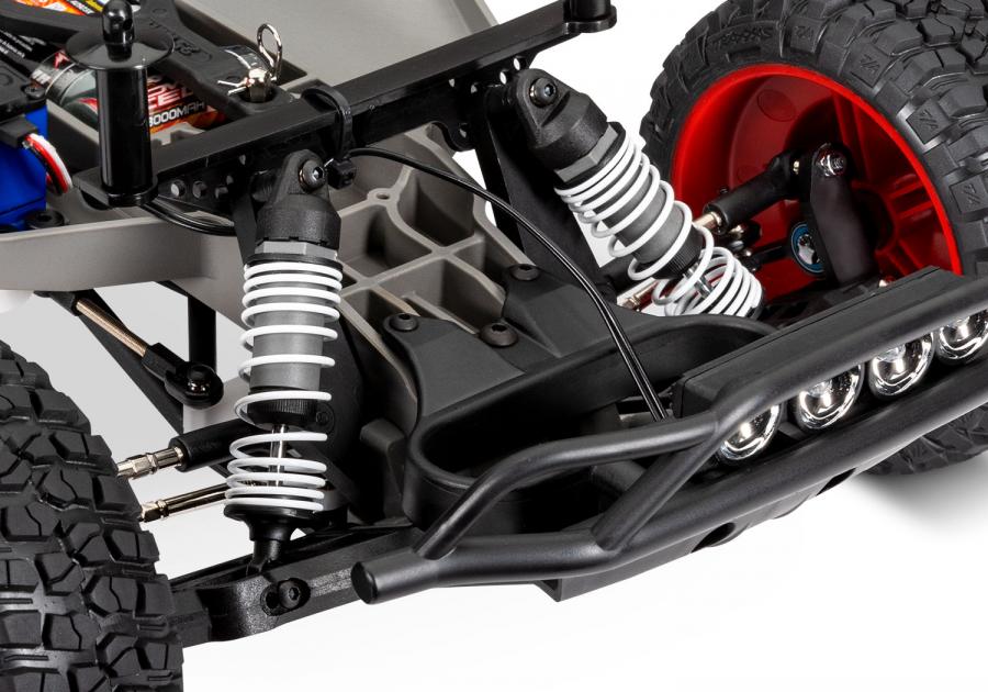 Traxxas Slash 2WD 1/10 RTR TQ Red LED + akku ja laturi TRX58034-61-RED