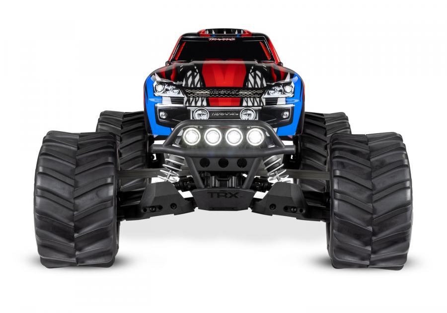 Traxxas Stampede 4x4 1/10 RTR TQ Red LED RC-auto + akku ja laturi TRX67054-61-BLU