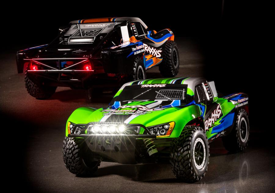 Traxxas Slash 4x4 XL-5 1/10 RTR TQ Green LED RC-auto + akku ja laturi TRX68054-61-GRN