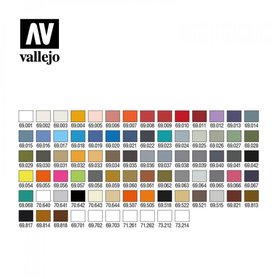 Mecha Color Maalisettisalkku, 80 maalia (80x17ml)