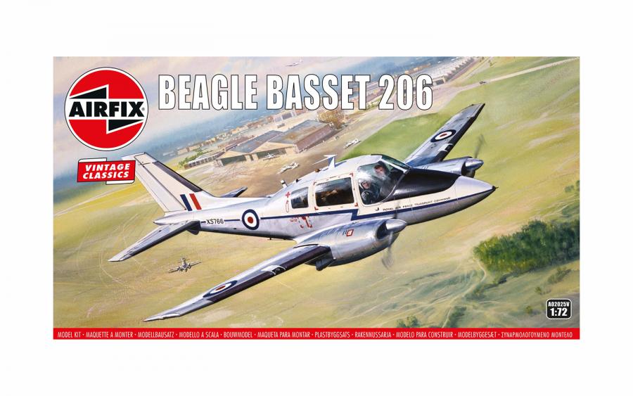 Airfix 1/72 Beagle Basset 206 (vintage classics)