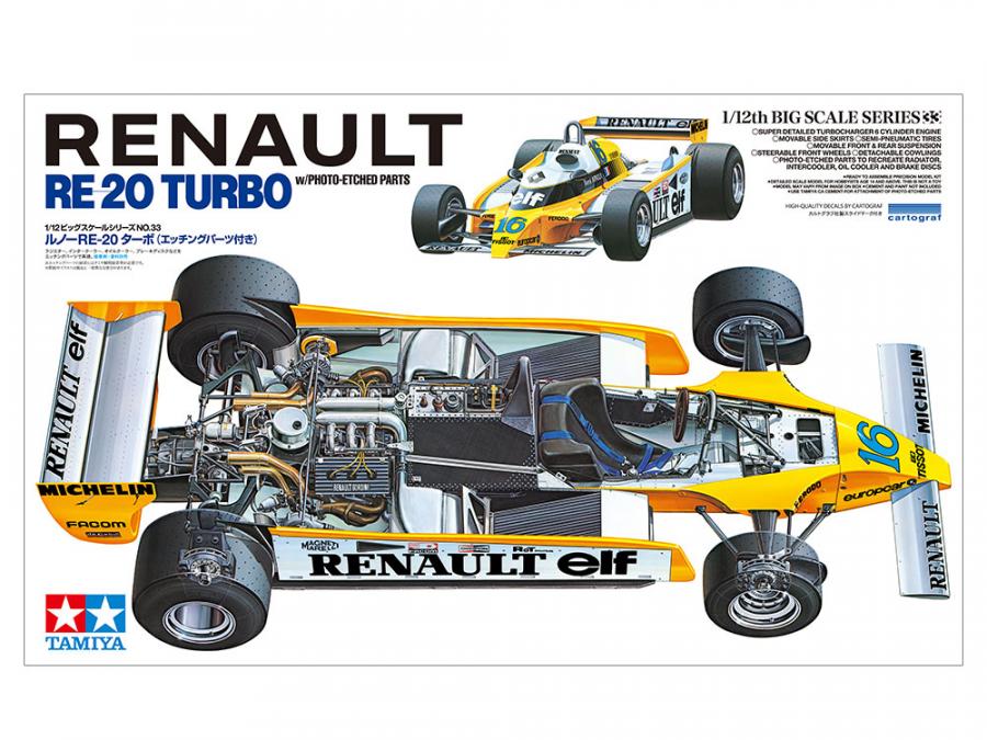 1/12 Renault RE-20 Turbo (w/Photo-Etched Parts)