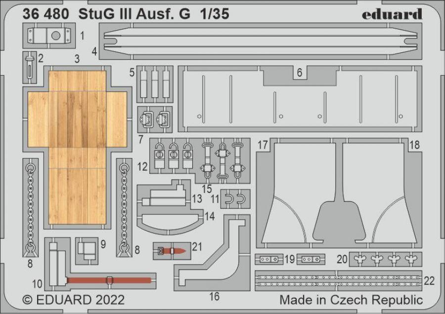 1/35 StuG III Ausf. G Pe Set for Miniart kit