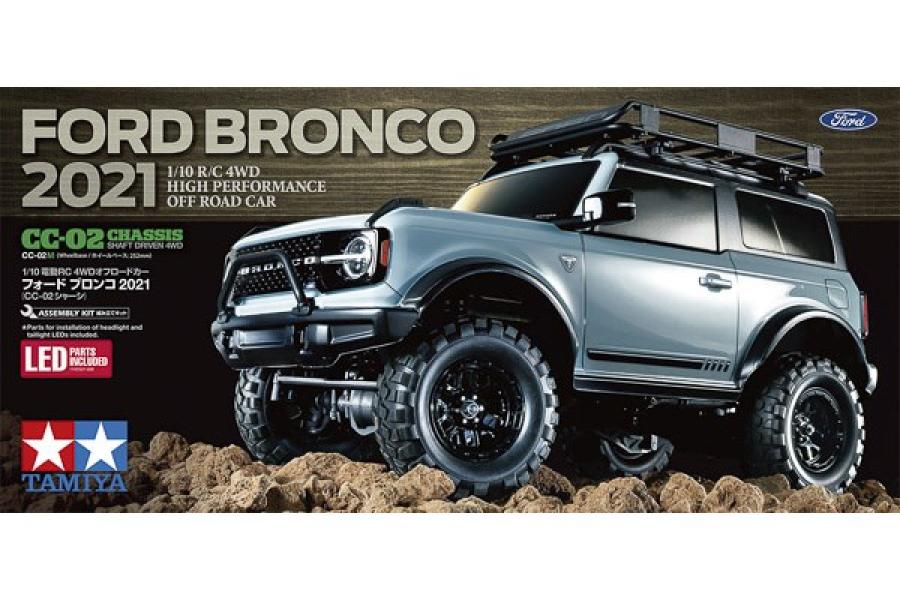 Tamiya 1/10 R/C Ford Bronco 2021 (CC-02)