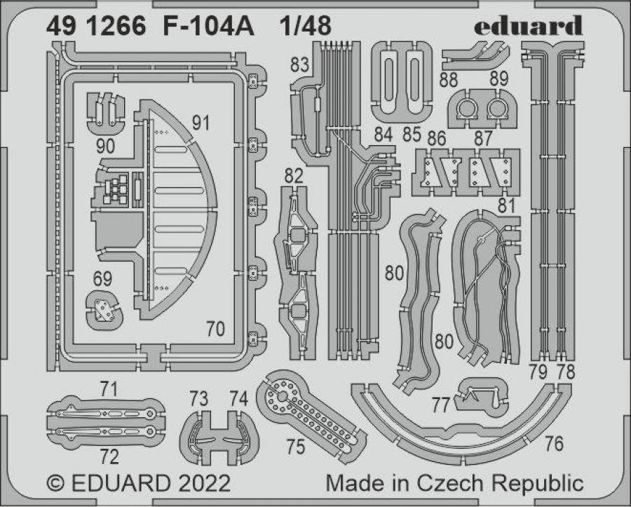 1/48 F-104A Pe set for Kinetic Models kit