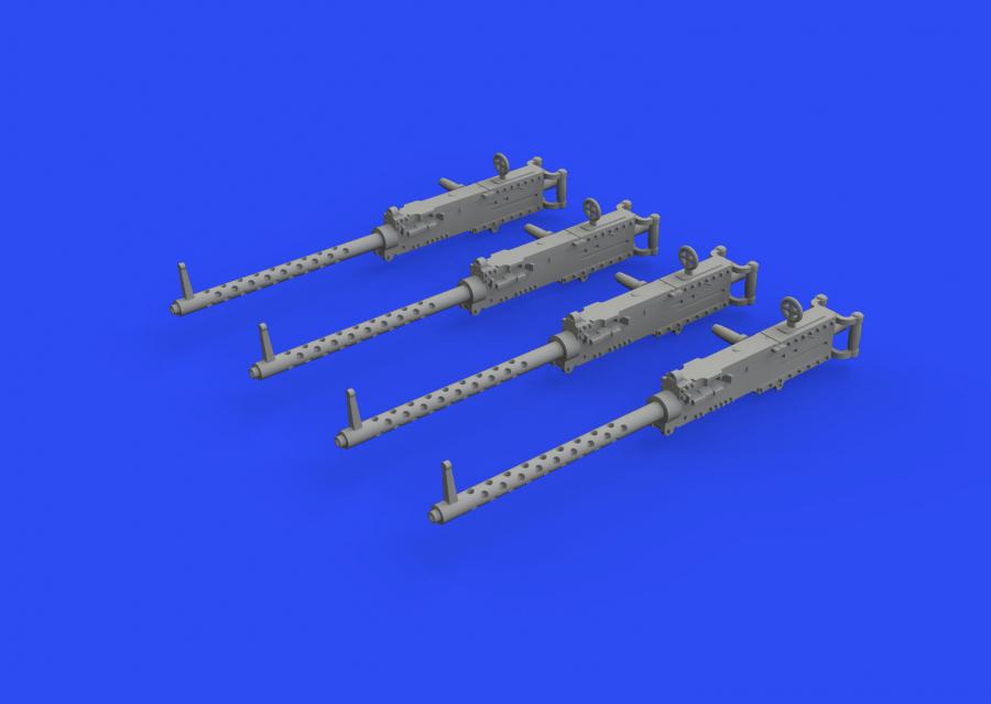 1/48 M2 Browning w/ handles for aircraft 3D Print
