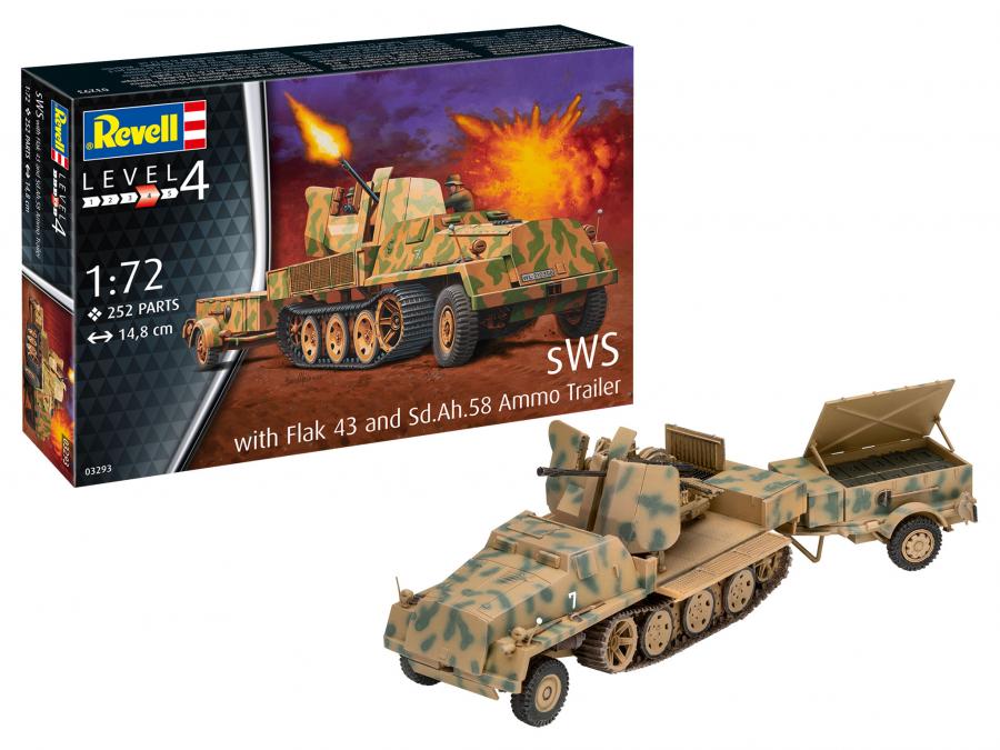 1/72 sWs with 3.7cm Flak 43 & Ammunition Trailer