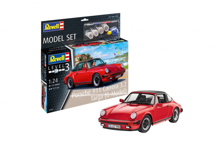 Revell 1/24 Model Set Porsche 911 Carrera 3.2 Targa (G-Model)