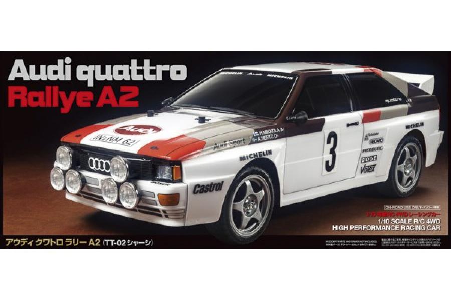 1/10 R/C Audi quattro Rallye A2 (TT-02) / NO ESC