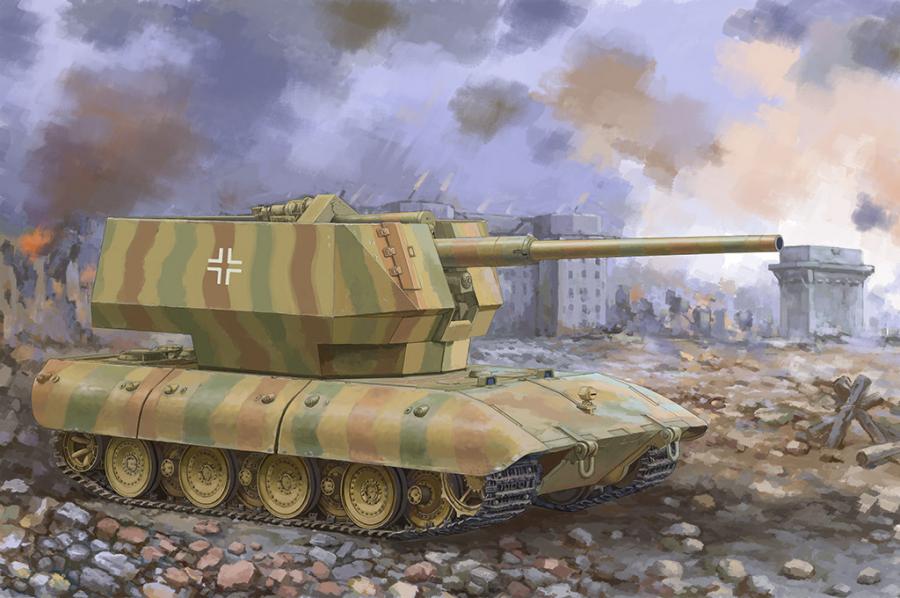 Trumpeter 1/35 E-100 Flakpanzer w/12.8cm Flak 40