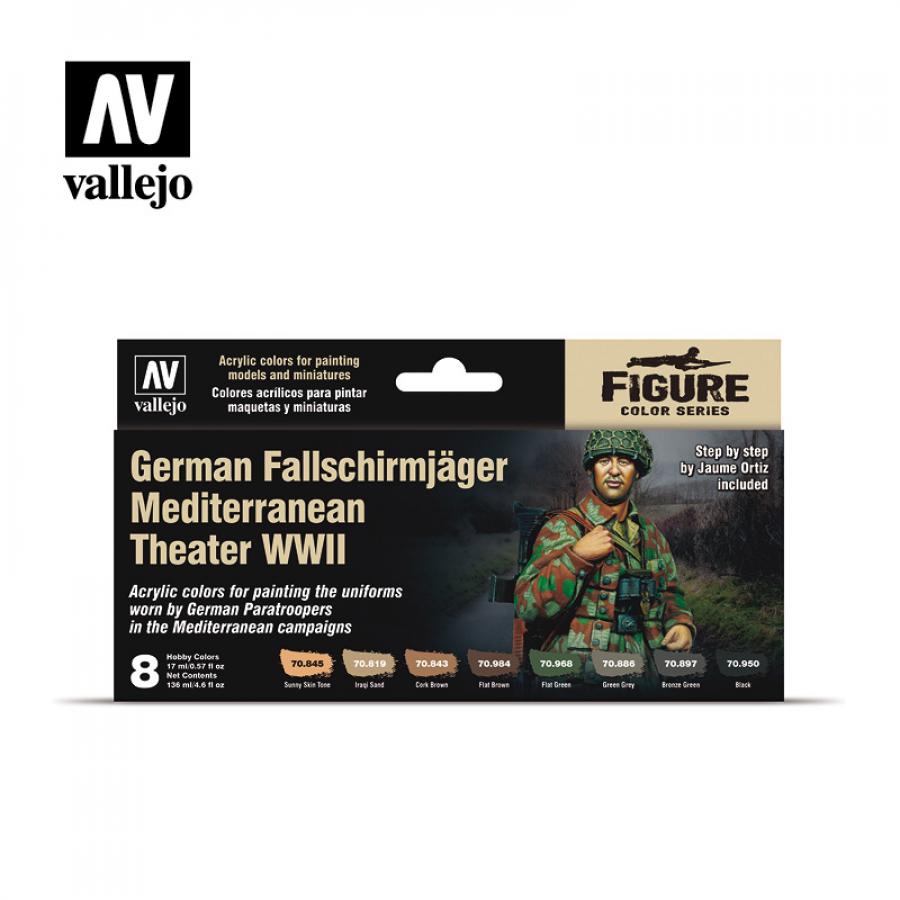 Fallschirmjäger Mediterranean WWII Model color set 8x17ml