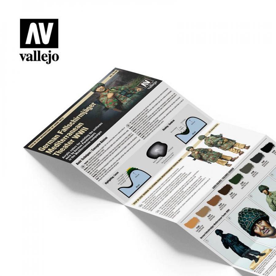 Fallschirmjäger Mediterranean WWII Model color set 8x17ml