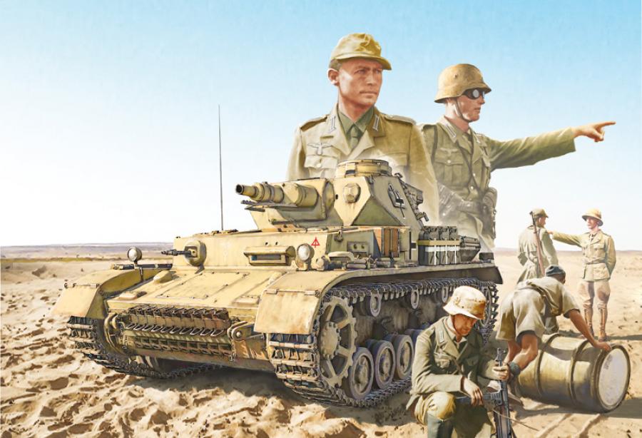 Italeri 1:35 Pz. IV F1/F2/G With Afrika Korps