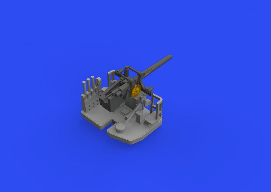 1/350 5"/25 caliber gun Mk.10 PRINT