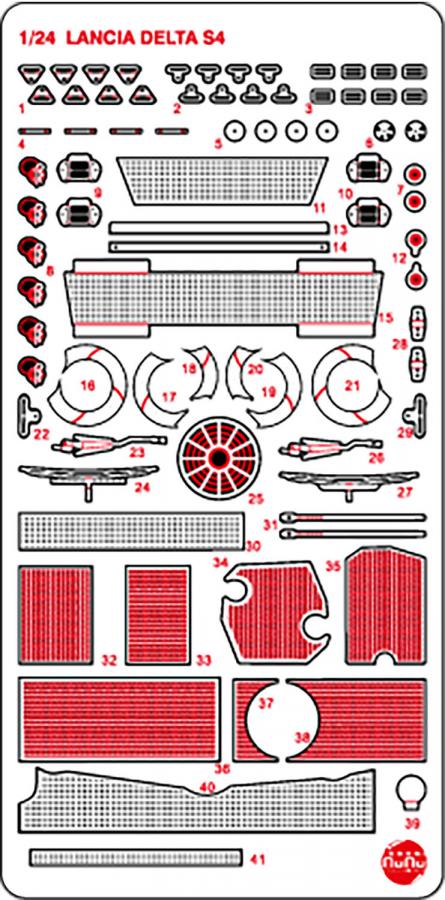 1/24 Lancia Delta S4 Martini Detail set