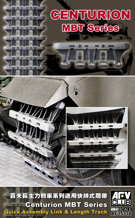 1/35 Centurion MBT Quick Assembly Link & Length Track