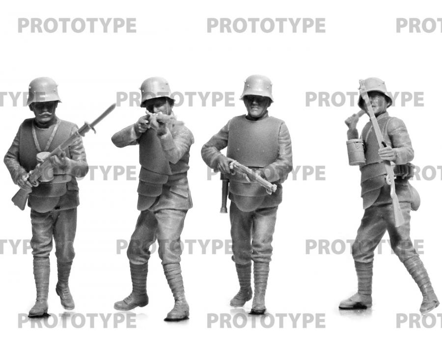 1/35 WWI German Infantry in armor