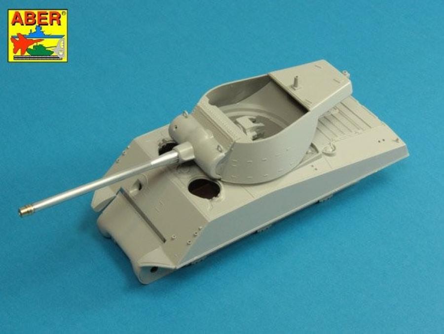 Aber 1/35 U.S 90 mm M3 barrel with thread protector for tank destroyer M36B1