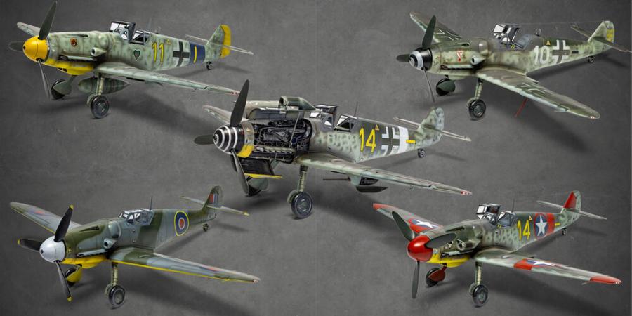 Airfix 1/24 Messerschmitt Bf109G-5/G-6