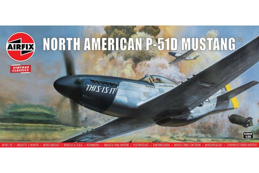 Airfix 1/24 NA P-51D Mustang (Vintage Classics)