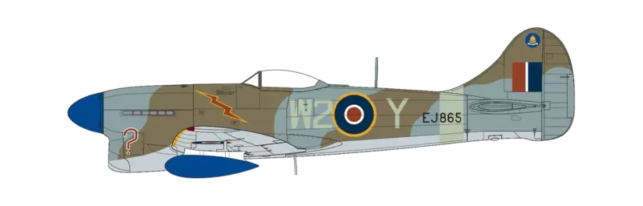 Airfix 1/72 Hawker Tempest Mk.V Post War
