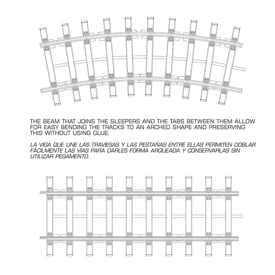 AK Interactive 1/35 Double Railway Track Section