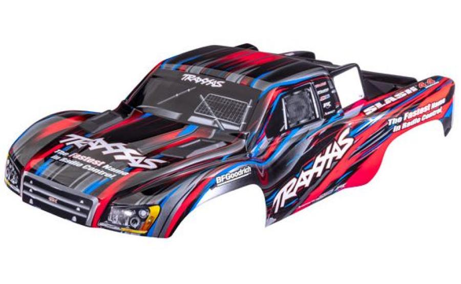 Traxxas Body Slash 4x4 Red (for Clipless Mounting)) TRX6932-RED