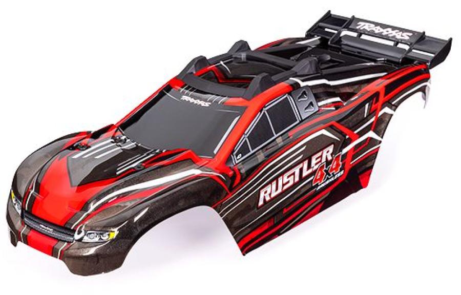 Traxxas Body Rustler 4x4 Red (for Clipless Mounting)) TRX6740-RED