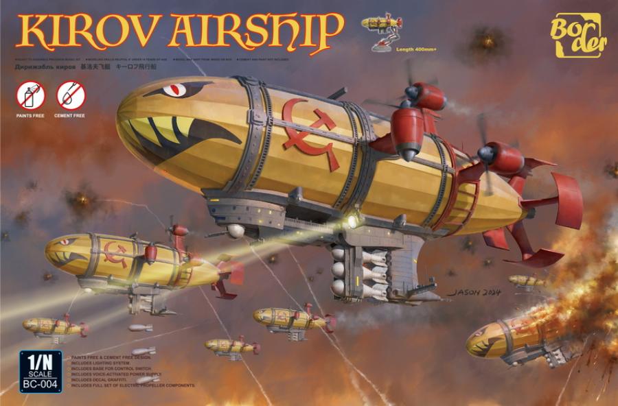 Border Kirov Airship (Paints, Cement Free)