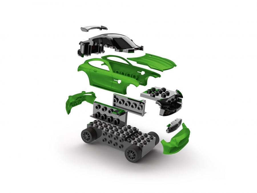 Build 'n Race Mercedes-AMG GT R, green